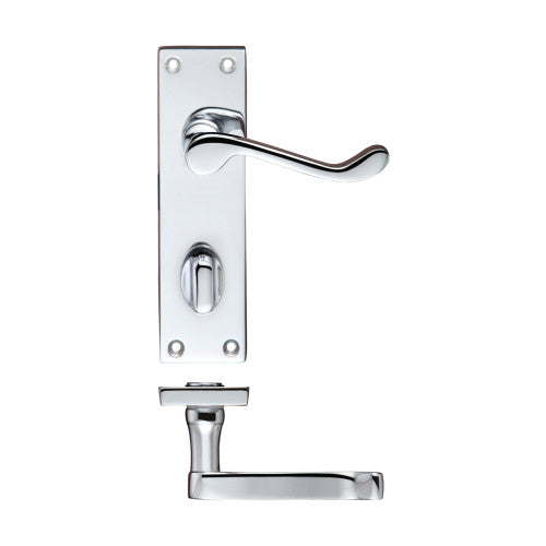 ZOO Victorian Scroll Lever on Bathroom Chrome - PR023CP
