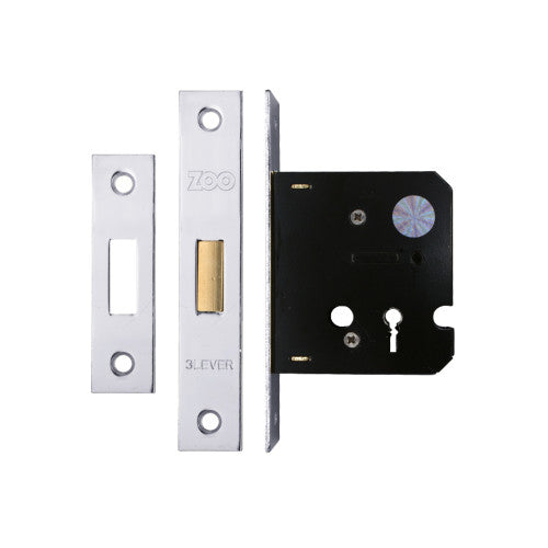 ZOO 3 Lever Dead Lock (Nickel Plated)