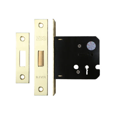 ZOO 3 Lever Dead Lock (Electro Brass)