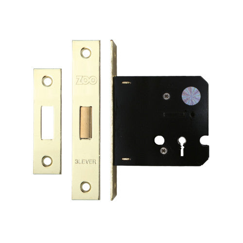 ZOO 3 Lever Dead Lock (Electro Brass)