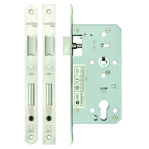 ZOO DIN Euro Sash Lock 72mm C/C (Square)