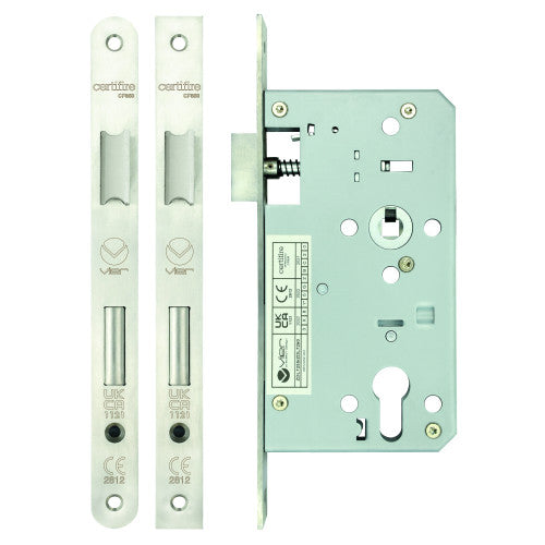 ZOO DIN Euro Sash Lock 72mm C/C (Square)