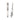ZOO lever action flush bolt 150mm in stainless steel