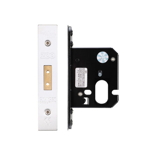 ZOO Oval Deadlock - 64mm & 76mm Satin Stainless Steel