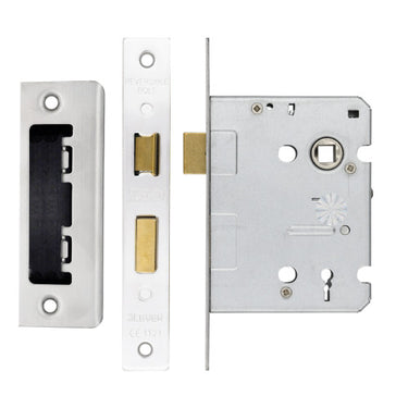 ZOO 3 Lever Sash Lock (Satin Stainless Steel)