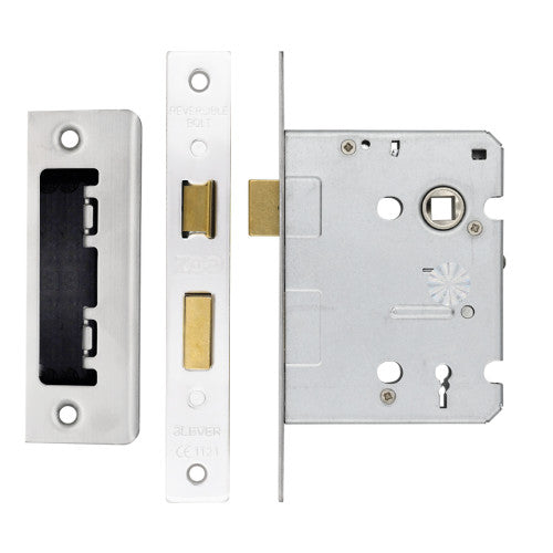 ZOO 3 Lever Sash Lock (Satin Stainless Steel)