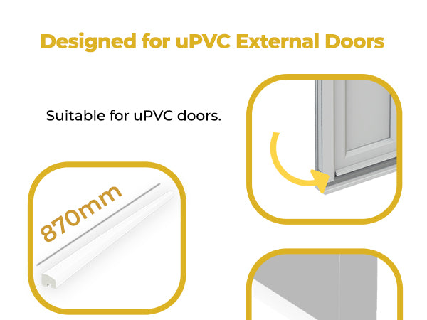 Home Secure door weather bar fitted and sealed.