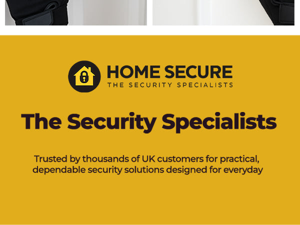 Home Secure, The Security Specialists. Trusted by thousands of UK customers for practical, dependable security solutions designed for everyday use.