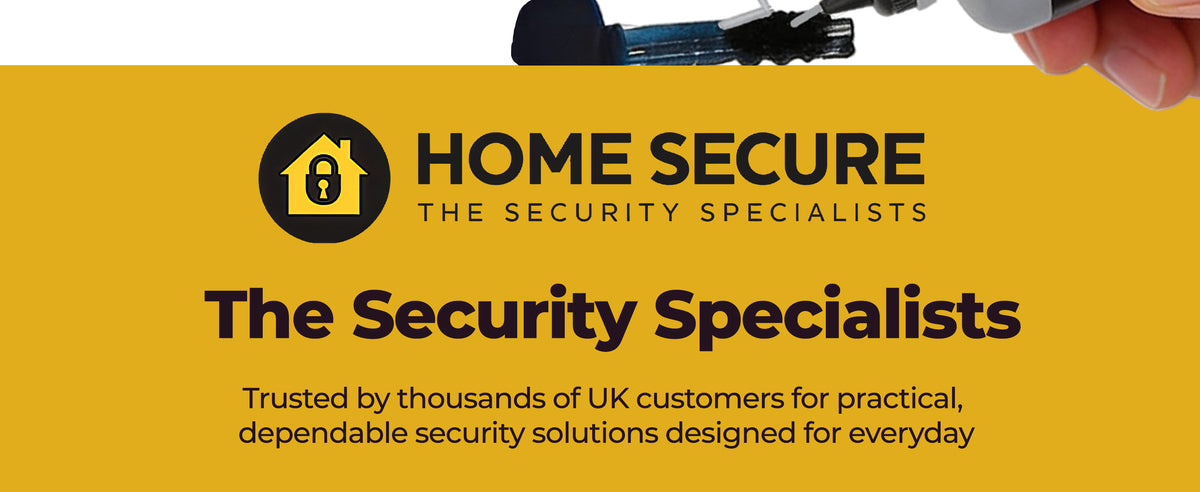 Home Secure, The Security Specialists. Trusted by thousands of UK customers for practical, dependable security solutions designed for everyday use.