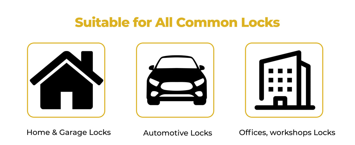 Simple, clean, mess-free application: apply directly into the keyway for quick lock maintenance, winter protection and preventative care without oily residue.