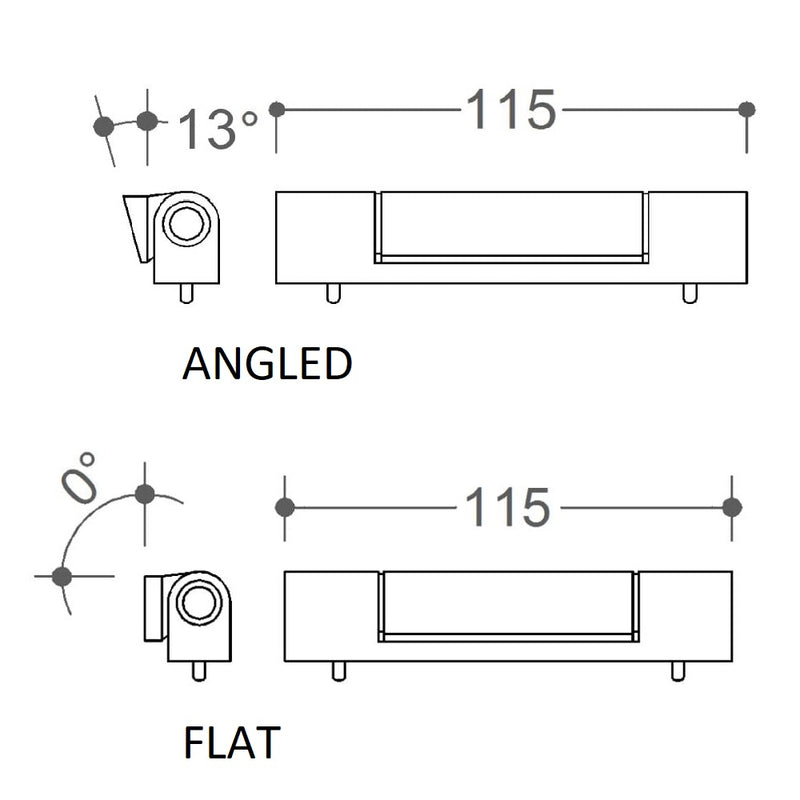 uPVC Door Butt Hinge - 115mm