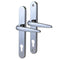 UPVC Door Handles - Lever Lever - 210mm Screws  - Chrome