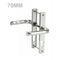 UPVC Door Handles - Lever Lever - D59 - Silver