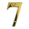 House Door Numerals Numbers - Gold Number 7