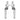 A pair of silver cockspur window handles with keys, suitable for uPVC windows.