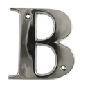 House Door Letters - Chrome Letter B