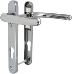 Fab & Fix Windsor uPVC Door Handle – Chrome – 92mm PZ – 122mm Screws