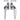 Left and right hand cockspur replacement uPVC Sparta window handles in polished chrome finish, each with key lock.