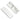 Two white plastic window handle striker plates with a groove in the center for accommodating a window handle, against a white background.
