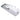 White door stop wedge alarm with a silver metal top and an on/off switch on the side, designed to secure doors and trigger an alarm if tampered with.