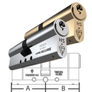 Home Secure 1 Star Euro Cylinder Door Lock