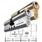 Home Secure 1 Star Euro Cylinder Door Lock