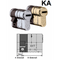 Avocet ABS High Security Half Euro Cylinder - Anti Snap Lock - TS007 3 Star (Keyed Alike)