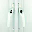 UPVC Window Handles Affinity Cranked Espag - White