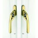 UPVC Window Handles Affinity Cranked Espag - Gold