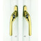 UPVC Window Handles Affinity Cranked Espag - Gold