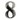 A chrome-plated house door number 8 with a sleek design, intended for use on various door types such as uPVC, timber, and composite doors.