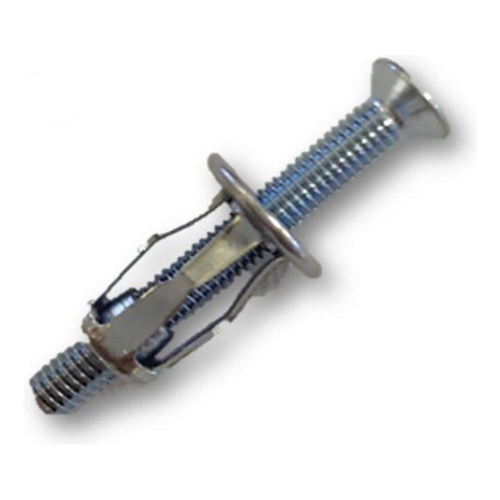 Jack Nut Screw Anchor with Machine Screw – ideal for fastening into thin, hollow, or brittle materials like sheet metal, plastic, or fiberglass. Provides a strong, reusable thread.