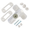 Key Lockable Sash Jammer - Extra Security Locks for uPVC Window & Doors - White or Brown