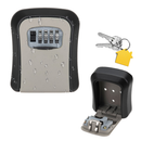 Combination Key Safe Wall Mounted Outdoor - Grey/ Black