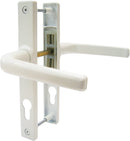 UPVC Door Handles - 70PZ 180mm Screws (Sprung) - White