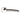 A satin nickel polished chrome door handle with a lever shape and a rose design.