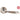 A satin nickel polished chrome designer door handle with a lever on a spindle, featuring a rose design.