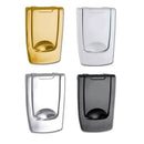 Premium quality door viewers (peepholes) from the Hoppe Complementary Range in four finishes: gold, white, silver, and black.