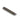 Brown rubber weatherseal strip with a curved top and a groove on the side, designed for sealing windows or doors.