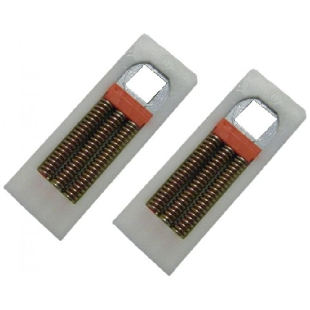 Two metal spring replacements for UPVC door handles