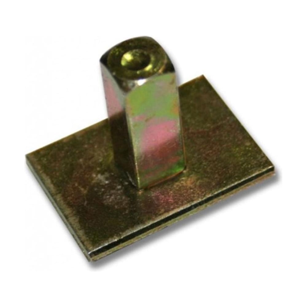 A metal spindle blocker stub for uPVC door handles.