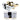 An image showing a Thumb Turn Avocet ABS High Security Euro Cylinder in silver and gold colors, with a visual representation of the internal (A) and external (B) parts of the cylinder.