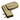 Gold-colored flag-style door hinge for UPVC doors