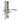 A silver lever lever door handle with a die cast zinc construction.