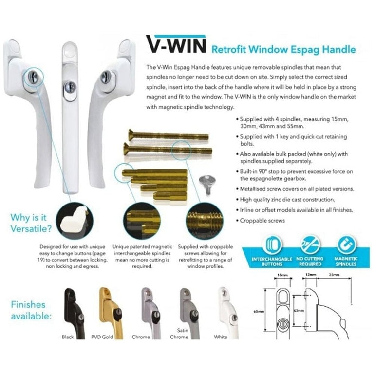 How to Replace a uPVC Window Handle | Spindle, Removal & Fitting Guide ...