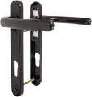 Black UPVC Door Handles 122mm Screws (Windsor Range)