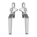 Avocet Cockspur Replacement uPVC Window Handles - Silver