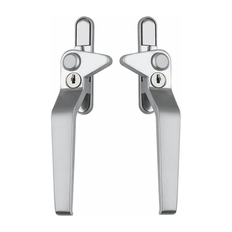 Avocet Cockspur Replacement uPVC Window Handles - Silver