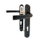 Black UPVC Door Handles - Lever Lever - D81