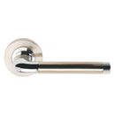 Internal Door Handles Designer Lever On Rose Satin Nickel Polished Chrome 3670